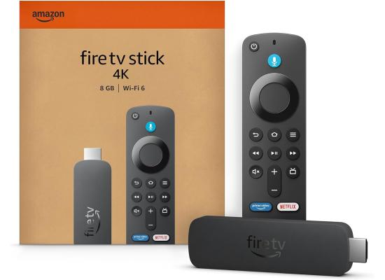 Amazon Fire TV Stick 4K Max streaming device, with AI-powered Fire